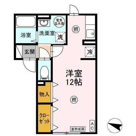 グレイススクエア菊水元町　五号館の間取り