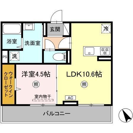 ＰＲＥＭＩＬＩＦＥ政所　Ｉ棟の間取り