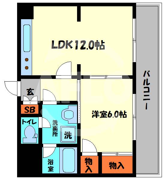 大正メゾンの間取り