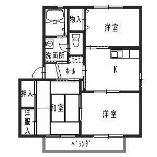 シャーメゾン山崎の間取り