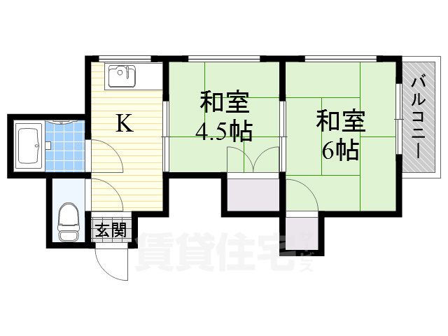 プレアール夕凪2の間取り