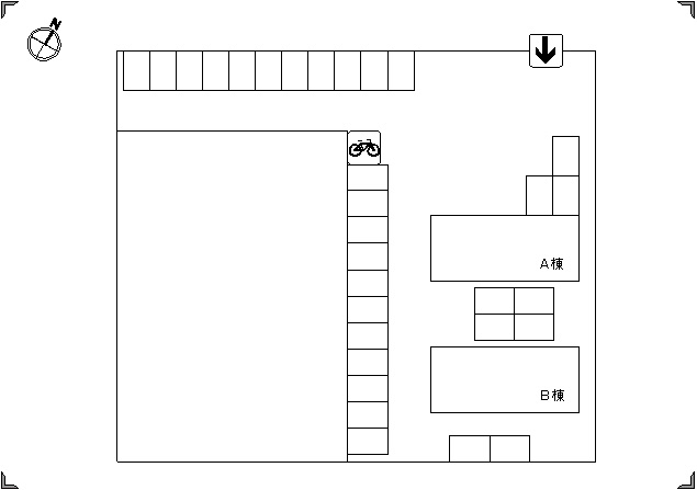 セジュール壱番館　Ｂ棟の間取り