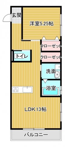 フォンテーヌ・タカラの間取り