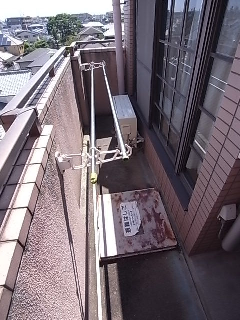 【芦屋市浜町のマンションのバルコニー】