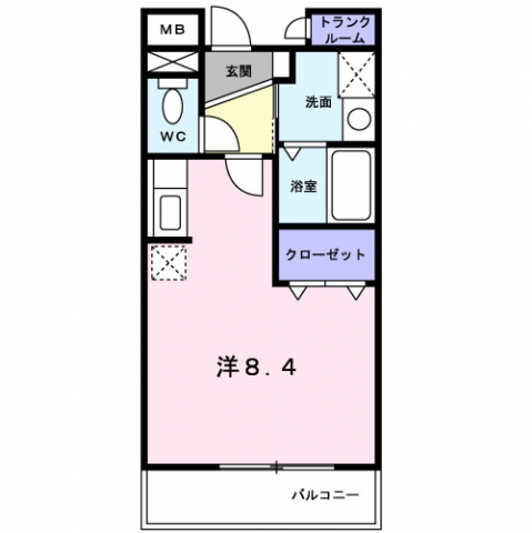 ジェルメ伏見の間取り