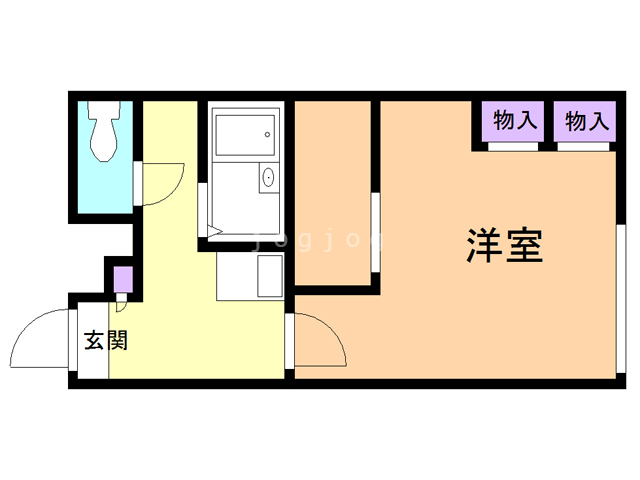 レオパレスルミエールの間取り