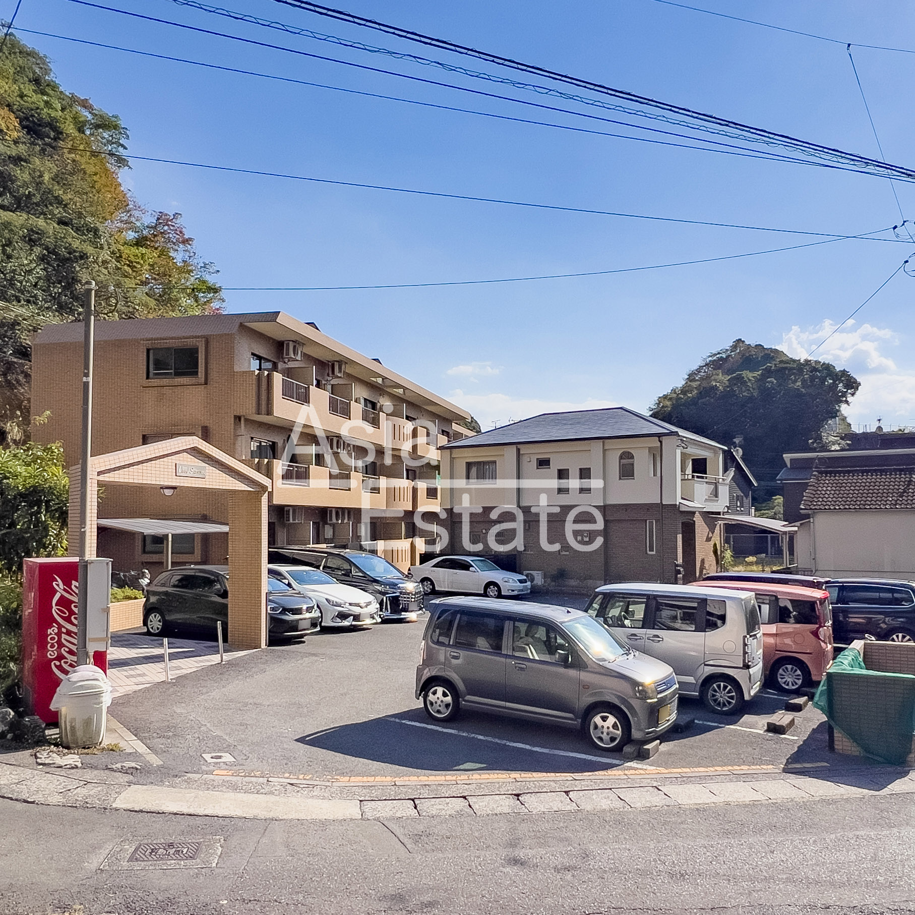 鹿児島市冷水町のマンションの建物外観