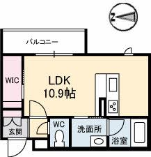 シャーメゾンステージ新山口駅前の間取り