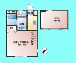 東大井Ｃａｓａ　ｓｈｉｇｅの間取り