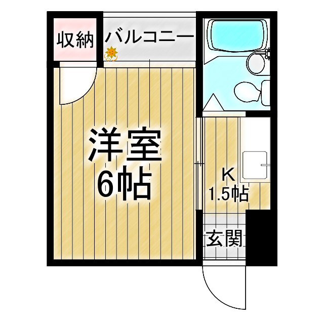 堺市堺区甲斐町東のマンションの間取り