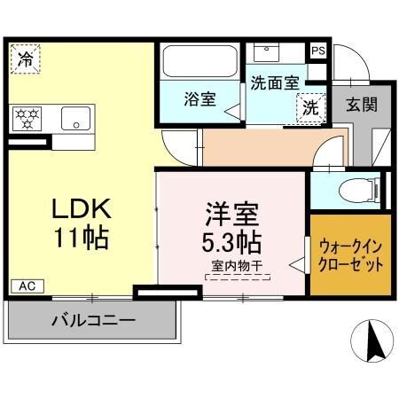 トラスト２１　Ａ棟の間取り