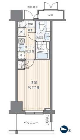 ＭＦＰＲコート木場公園の間取り