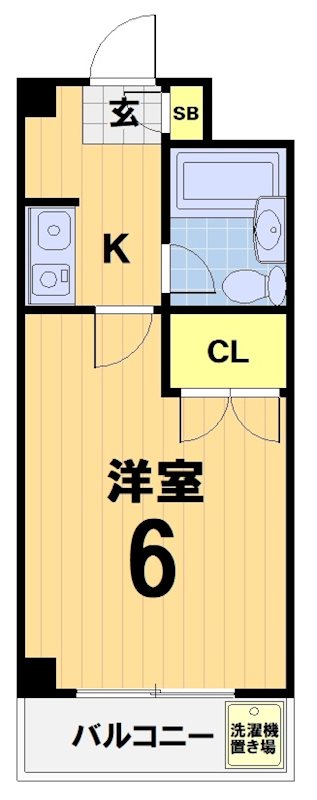 第22長栄エバグリーン桂川の間取り