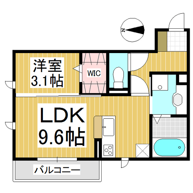 スクエアパレットの間取り