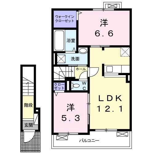 アン　エステートIIの間取り