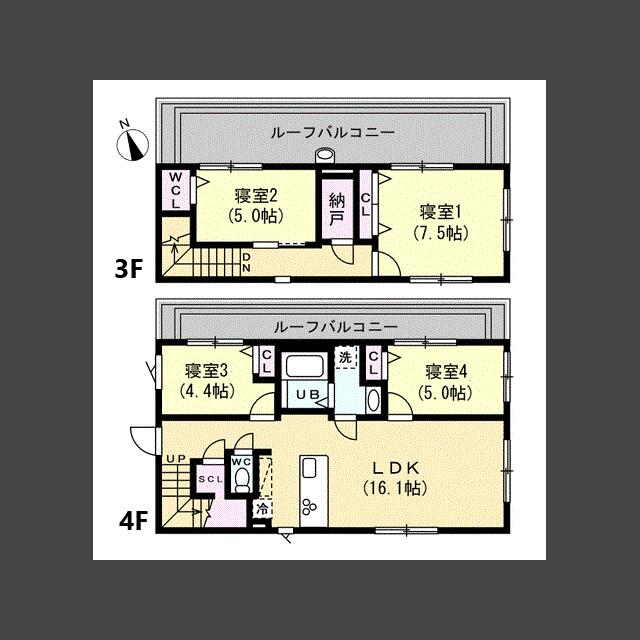 品川区西品川のマンションの間取り