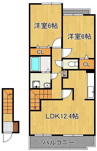 ファイン若松Ｂの間取り