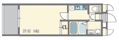 ウエンズ神戸の間取り