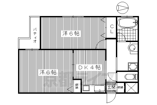 フォレスタ伏見の間取り