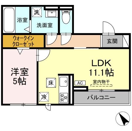 chrysanthemum岐南（クリサンサマム岐南）の間取り