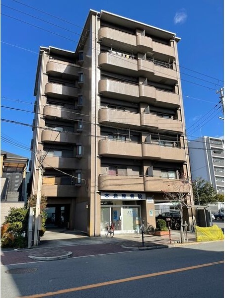 【大阪市西淀川区姫島のマンションの建物外観】