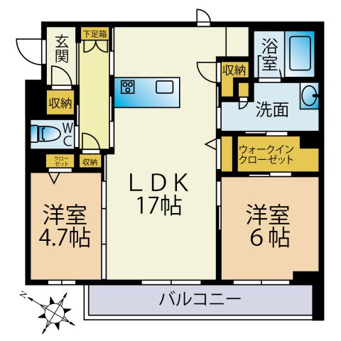 アルティスタの間取り