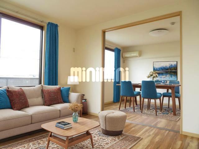 居室・リビング　本画像はＣＧで作成しており、実際に家具等は置かれておりません