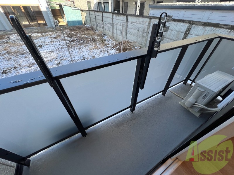 バルコニー　バルコニーです。お洗濯物も干しやすそうです。