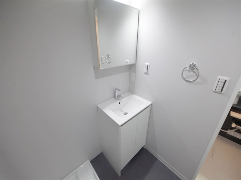 洗面設備　脱衣所　独立洗面台（シャンプードレッサー付）同仕様写真