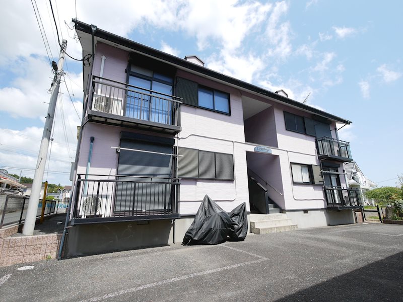 建物外観　☆インターネット無料の全室角部屋☆