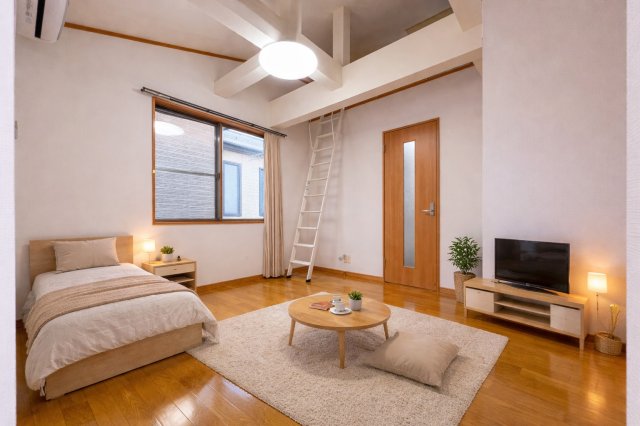 居室・リビング　家具配置イメージ画像です。