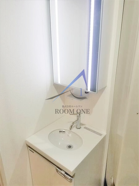 洗面設備　洗面台です。