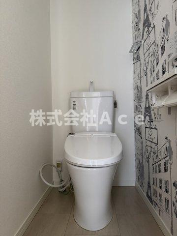 トイレ　ゆったりとした空間のトイレです