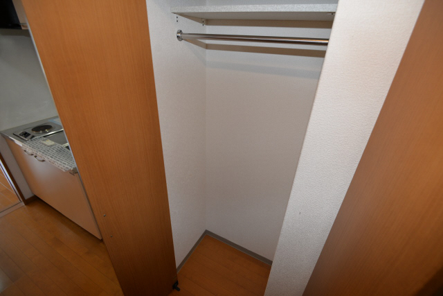 収納　たっぷりとした収納スペースです