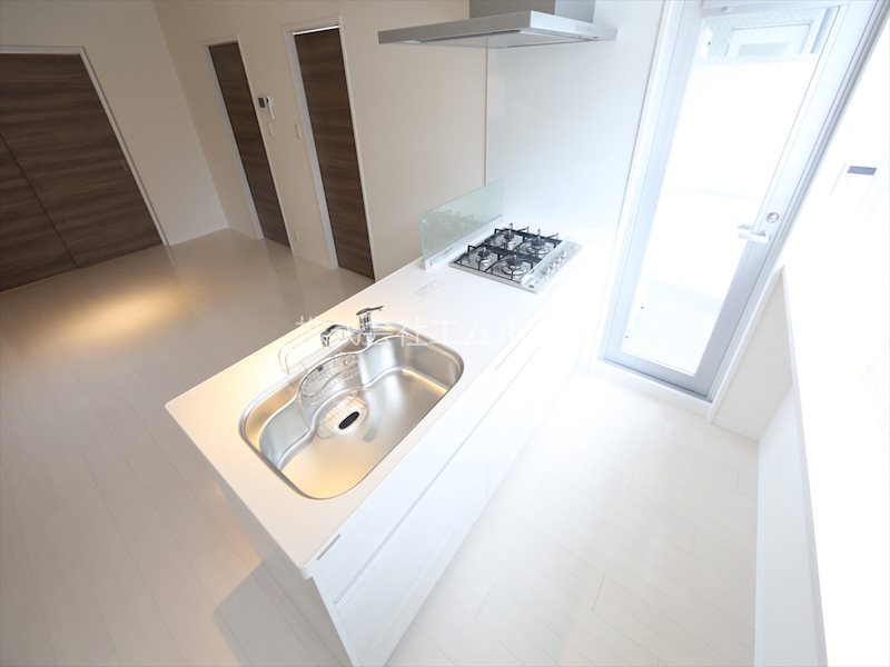 キッチン　システムキッチン（ガス4口コンロ）カウンターキッチン