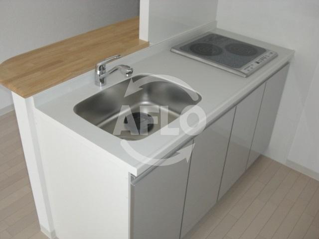 キッチン　パウゼドーム前　IH2口コンロシステムキッチン