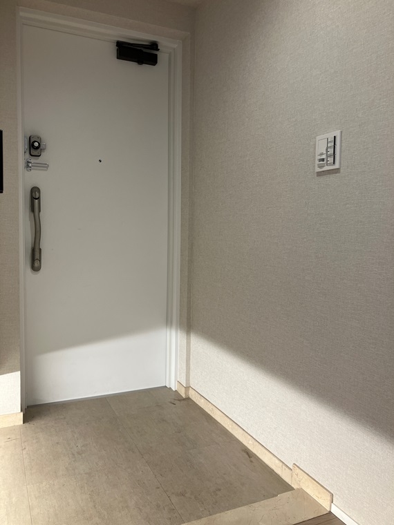 玄関　ゆったりとした玄関です