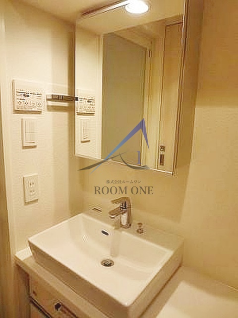 洗面設備　洗面台です。