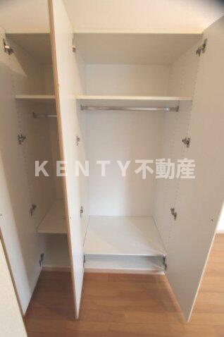 収納　たっぷりとした収納スペースです