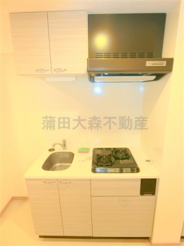 キッチン　2口ガスシステムキッチン