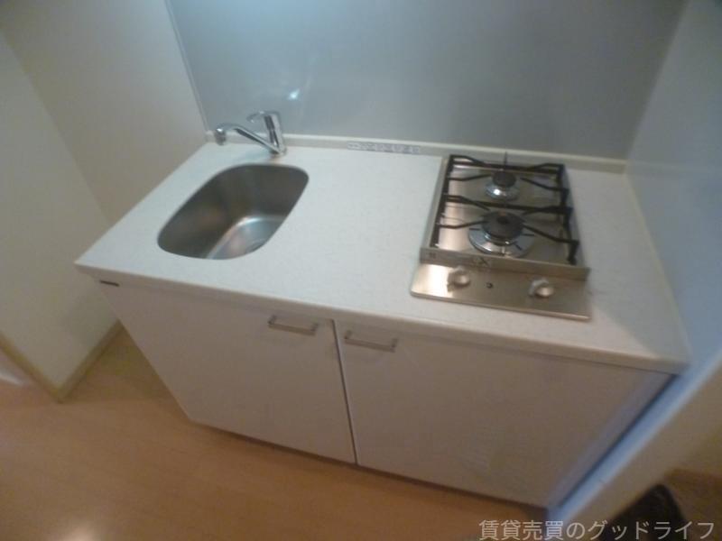 キッチン　２口ガスシステムキッチン