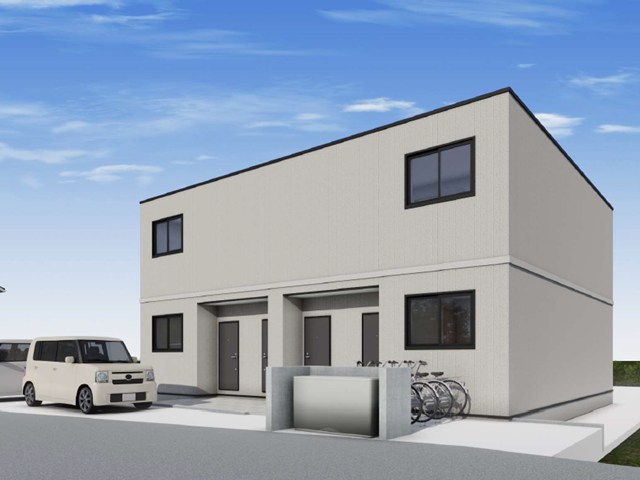 建物外観　※外観パース※2026年8月完成！ペットOK！新築2階建てア