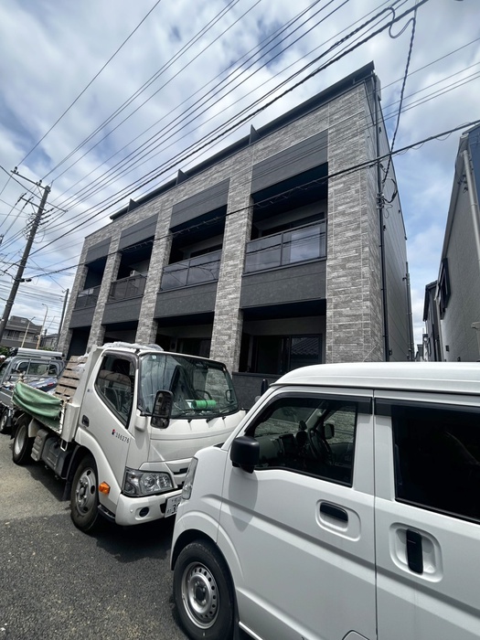 建物外観　建築中