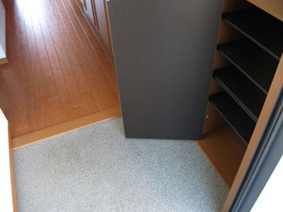 収納　玄関のシューズボックスです