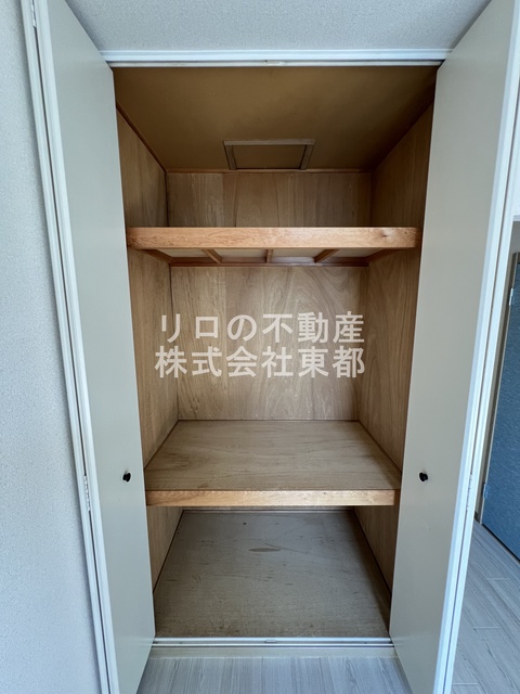 収納　奥行のある収納付です！増えがちな荷物をスッキリ収納できます☆