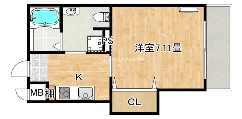 シュクル堺の間取り写真