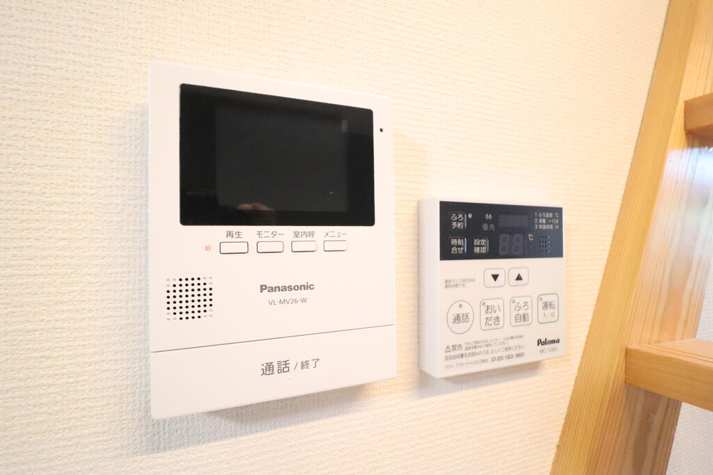 セキュリティ　モニター付きで安心