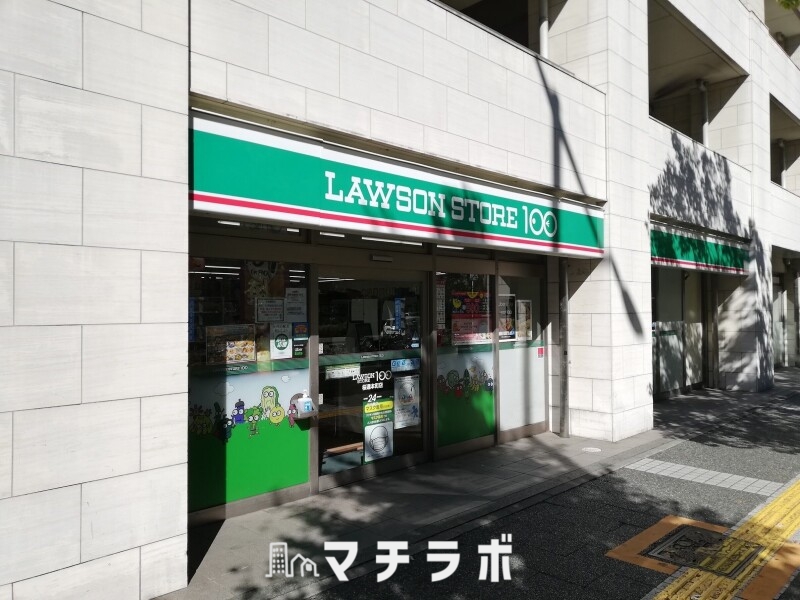 コンビニ　ローソンストア100 亀島店（コンビニ）まで191m