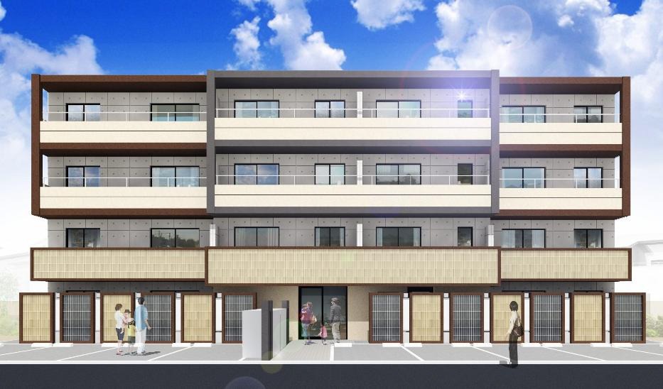 建物外観　完成予定パース