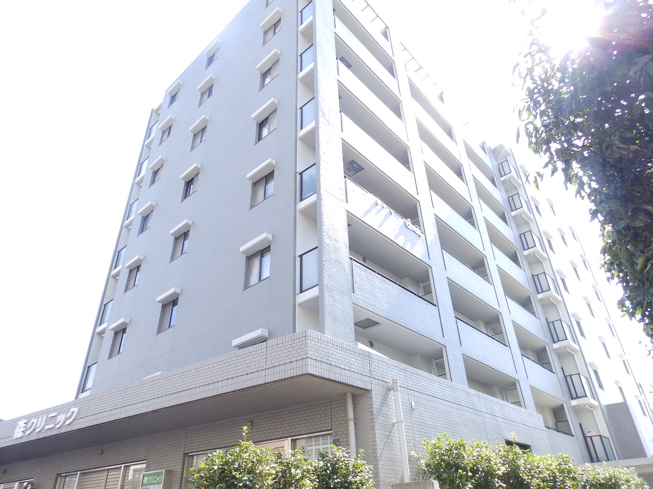 建物外観　大きなマンションです